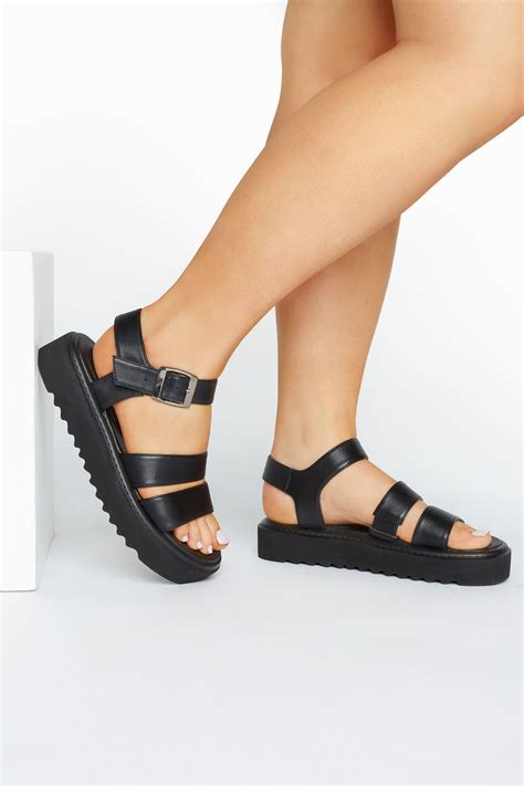 black female sandals.